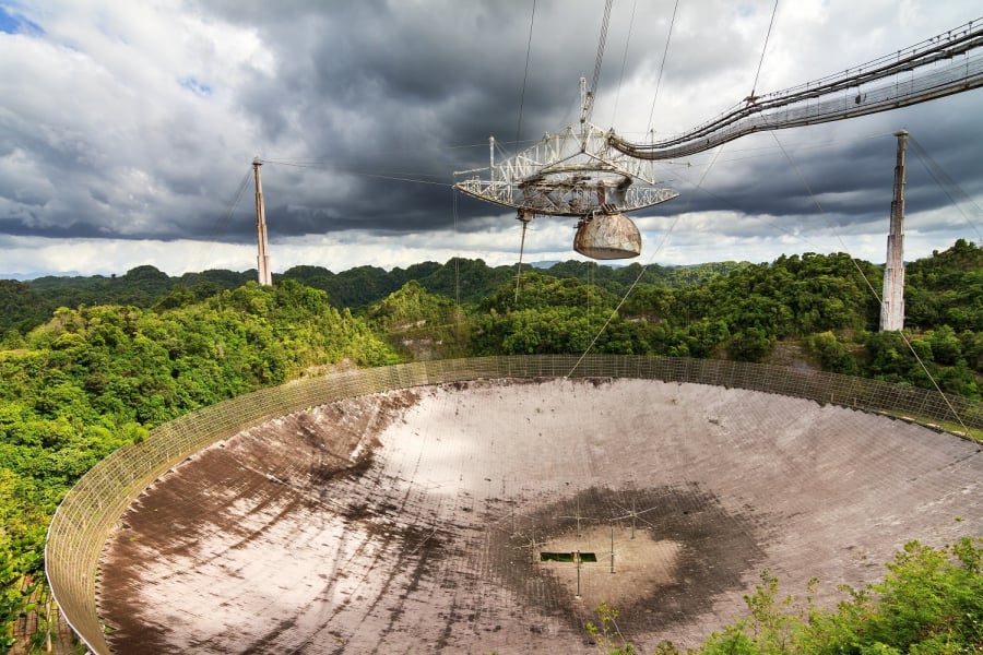 Obserwatorium Arecibo w Portoryko.